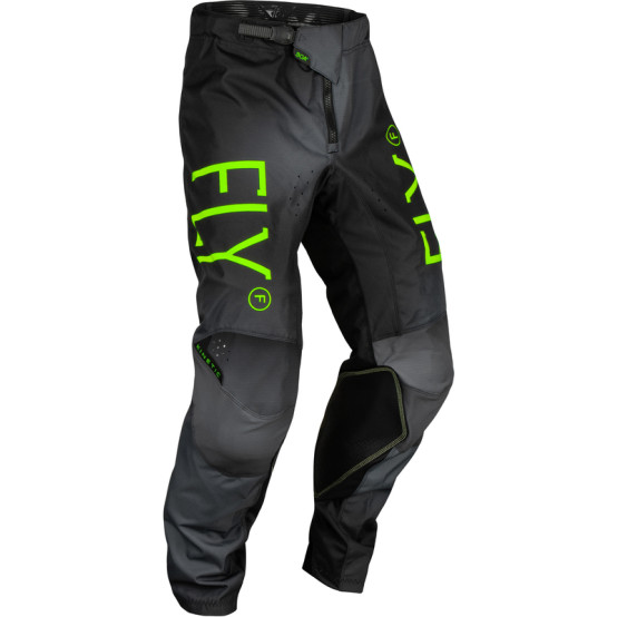 Pantalón infantil FLY RACING Kinetic Prodigy - Antracita / Verde Neón / True Blue
