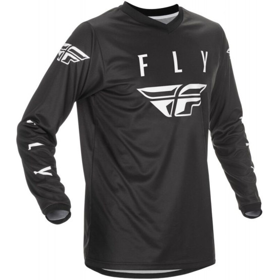 FLY RACING Fly Universal Jersey Black/White Lg