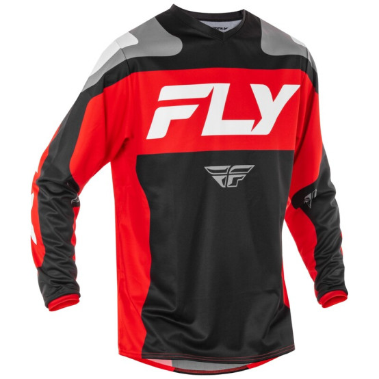Camiseta FLY RACING F-16 - Negro / Rojo / Blanco
