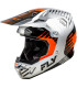 Casco FLY RACING Formula CP Slice - Gris / Naranja / Negro