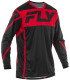 Camiseta FLY RACING Lite - Negro / Rojo