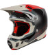 Casco FLY RACING Formula CC Glide - negro/rojo/gris
