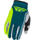 Guantes FLY RACING Lite - gris/Lime/Teal