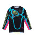 Camiseta TROY LEE DESIGNS SE Ultra Membrane - Negro/Amarillo