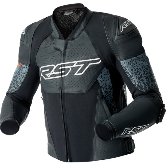 Chaqueta de piel RST Pro Series Supersport-K D3O - negro/gris