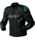 Chaqueta textil RST S1 D3O - negro/verde neón