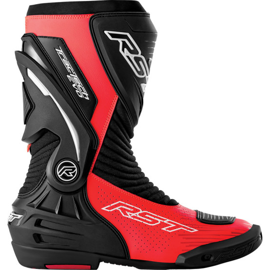 Botas RST TracTech Evo D3O - Negro/Rojo Fluo