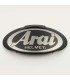 Ventilación superior ARAI 3D LOGO, Negro Diamante