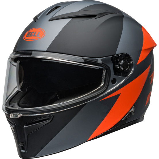 Casco BELL Lithium - Shear Matte Gray/Orange