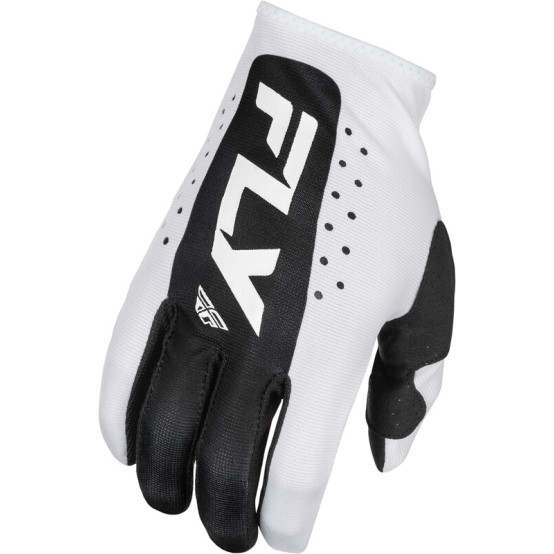 Guantes infantiles FLY RACING Lite - Blanco / Negro