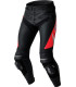 Pantalón de piel RST Tractech Evo D30 - negro/rojo neón