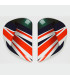 Cubiertas laterales ARAI (Sistema SuperAdSis J), UNION JACK Multicolor (Modelos: CHASER-V/PRO)