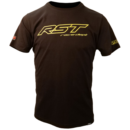 Camiseta Hombre RST Race Dept Logo - Amarillo Flúor