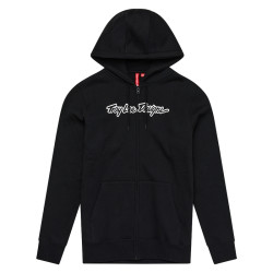 Sudadera con capucha TROY LEE DESIGNS Zip Up Signature - negro