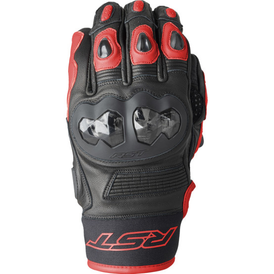 Guantes RST Freestyle 3 D3O - negro/rojo