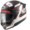 Casco ARAI Quantic Giu - Rojo