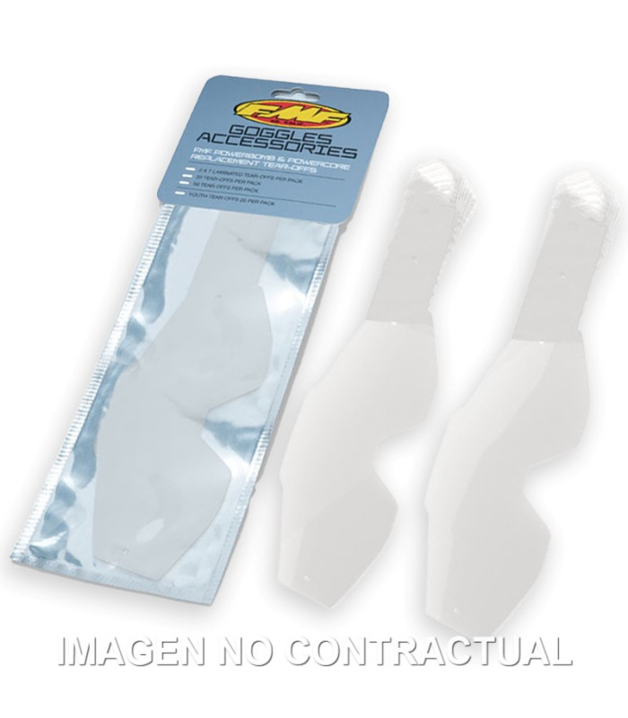 FMF POWERBOMB/POWERCORE LAMINATED TEAR-OFFS 2 X 7