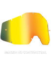 FMF POWERBOMB/POWERCORE YOUTH (JUNIOR) REPLACEMENT - SHEET MIRROR GOLD LENS