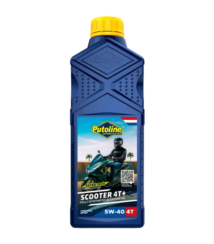 BOTELLA PUTOLINE ESTER TECH SCOOTER 4+ 5W-40 1 L