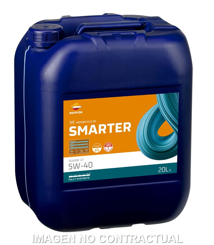 BIDON REPSOL SMARTER SYNTHETIC 4T 5W-40 20L