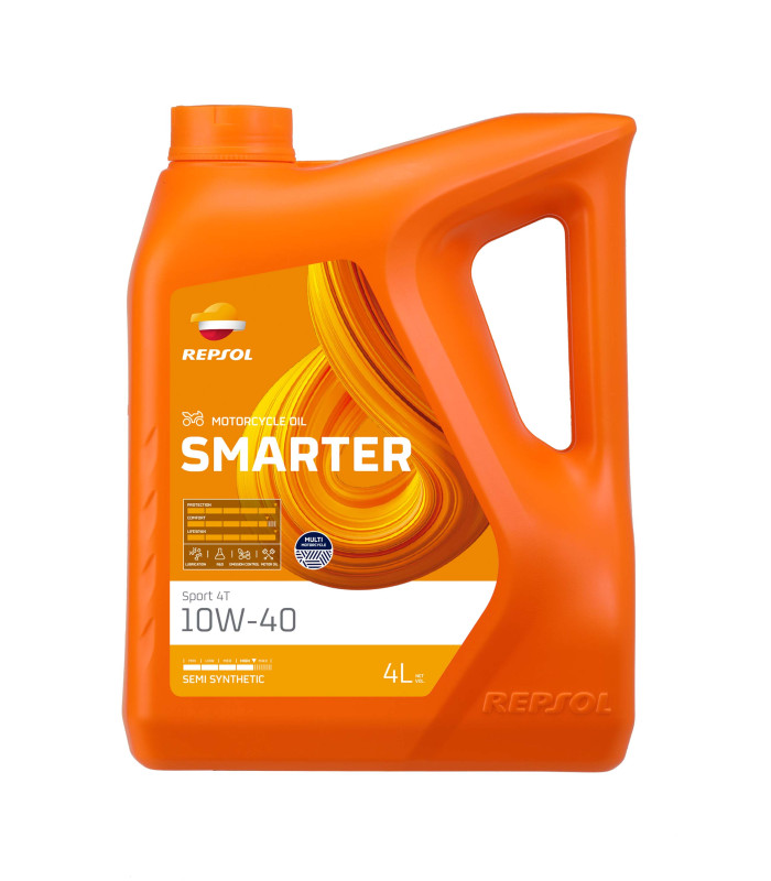 GARRAFA REPSOL SMARTER SPORT 4T 10W-40 4L