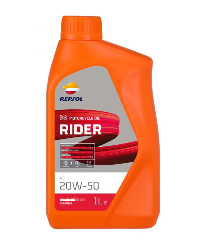 BOTELLA REPSOL RIDER 4T 20W-50 1L