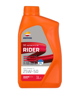 BOTELLA REPSOL RIDER HIGH MILEAGE 4T 25W-50 1L