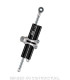 Amortiguador de dirección YSS Top Line Negro 78 mm Clamp B