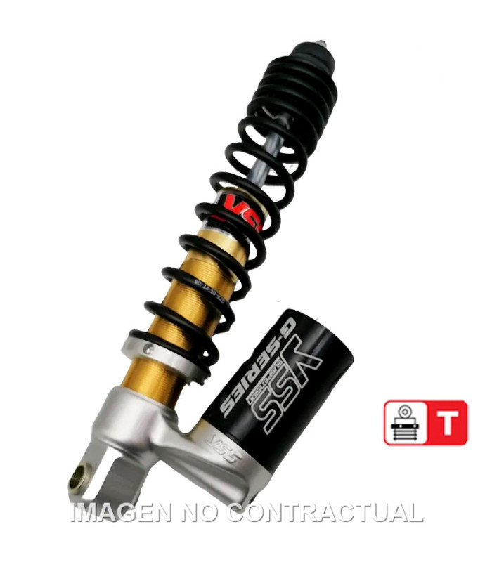 Amortiguador Delantero YSS Gas Eco Line c/Botella inferior Vespa Primavera 50