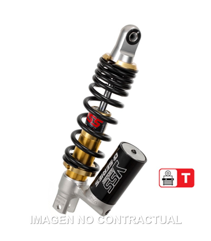 Amortiguador Trasero YSS Gas Eco Line c/Botella inferior Peugeot Speedfight 50
