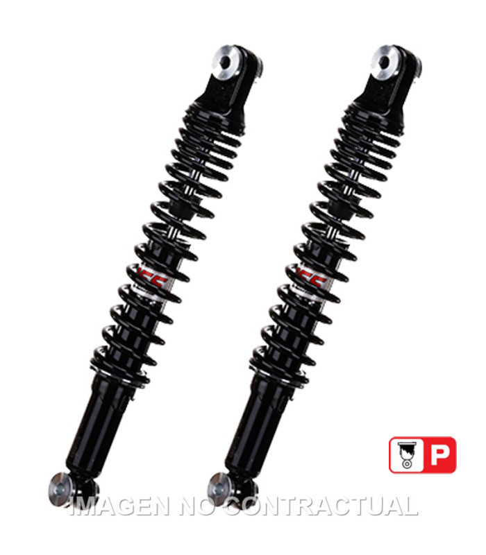 Juego Amortiguadores Traseros YSS Hidráulicos Piaggio X7/X8/X-Evo 125