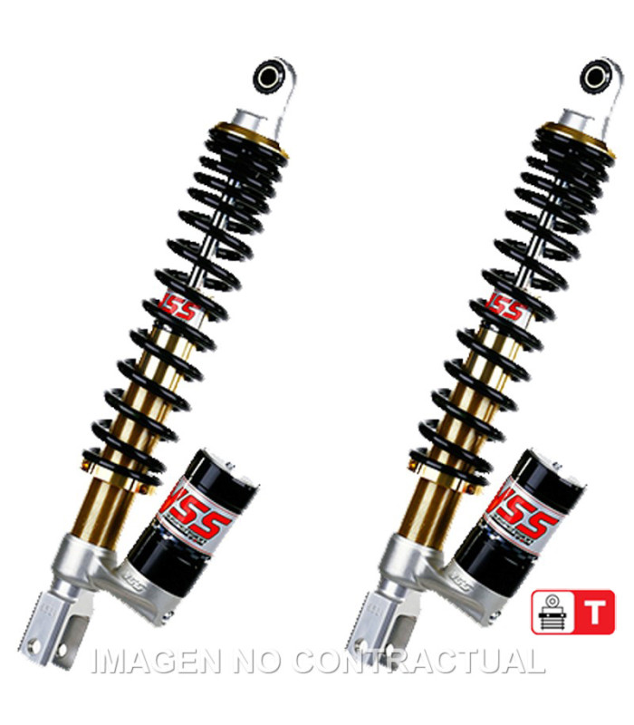 Juego Amortiguadores Traseros YSS Gas Eco Line c/Botella inferior Honda SH300