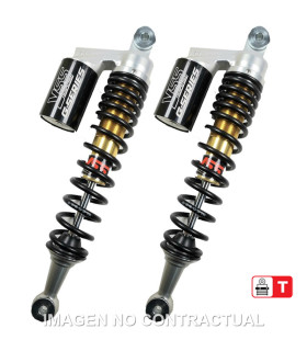 Juego Amortiguadores Traseros YSS Gas Eco Line c/Botella superior Piaggio Medley