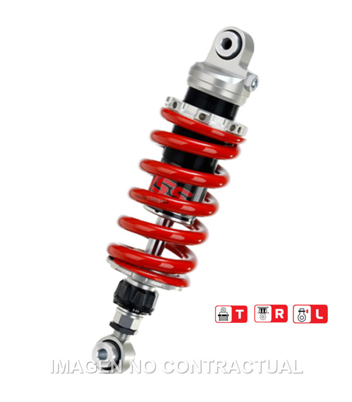 Amortiguador Trasero YSS Gas Top Line Yamaha FZ6