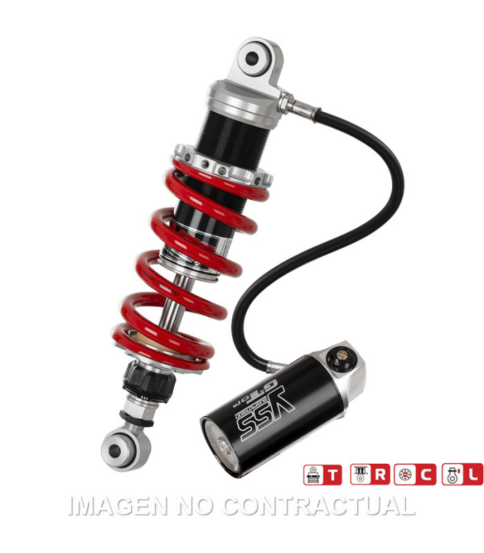 Amortiguador Trasero YSS Gas Top Line c/Botella con latiguillo Cagiva Raptor 650