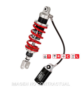 Amortiguador Trasero YSS Gas Top Line c/Botella con latiguillo Kawasaki Ninja 300