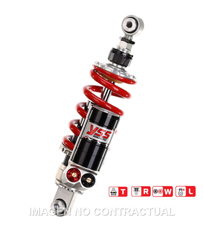 Amortiguador Trasero YSS Gas Top Line c/Botella inferior Kawasaki ZX10R
