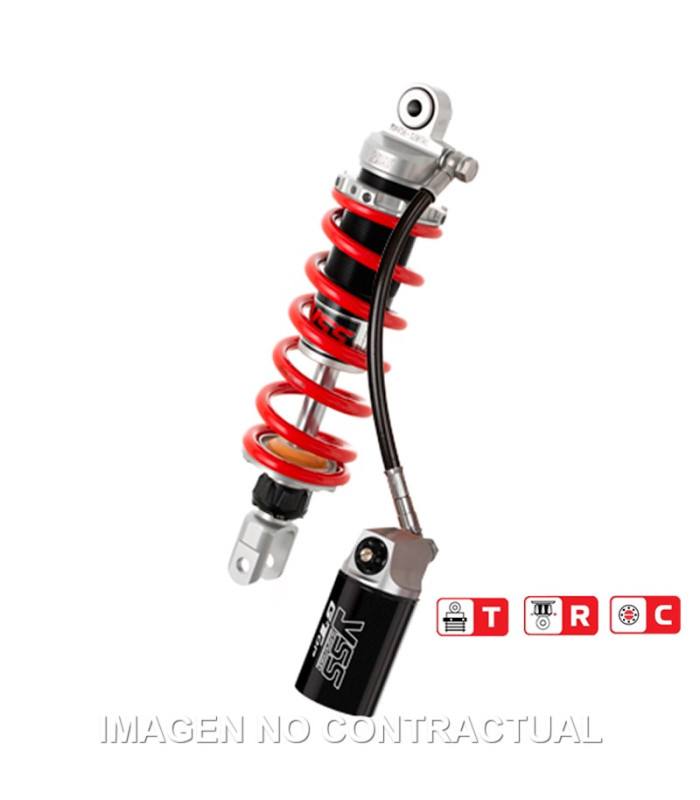 Amortiguador Trasero YSS Gas Top Line c/Botella con latiguillo Cagiva Mito 125
