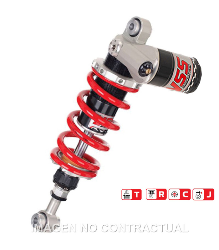 Amortiguador Trasero YSS Gas Top Line c/Botella superior Ducati Multistrada