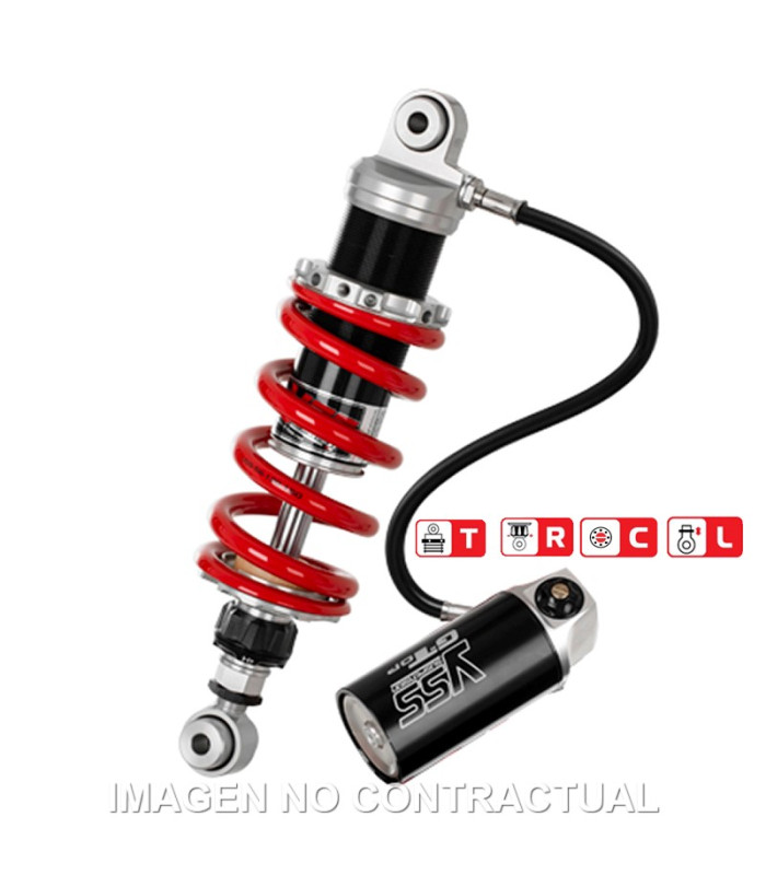 Amortiguador Trasero YSS Gas Top Line c/Botella con latiguillo Honda CB500F