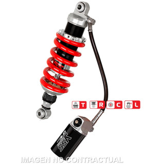 Amortiguador Trasero YSS Gas Top Line c/Botella con latiguillo Honda CB X 500
