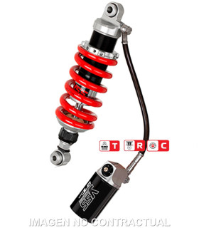 Amortiguador Trasero YSS Gas Top Line c/Botella con latiguillo Kawasaki KLX 250