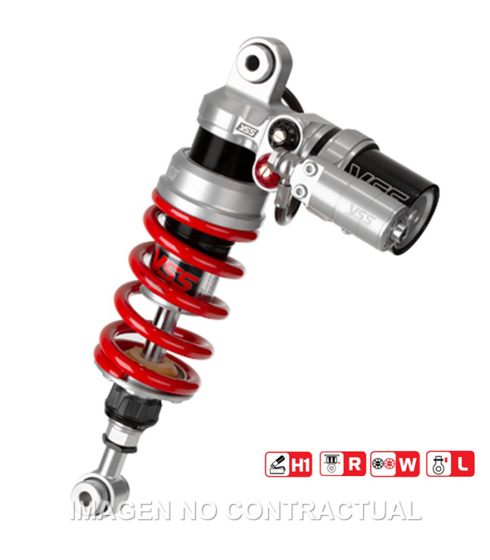 Amortiguador Trasero YSS Gas Top Line c/Botella superior Kawasaki ZX Ninja 250