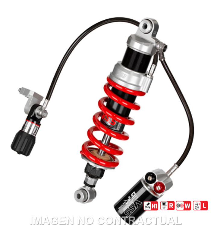 Amortiguador Trasero YSS Gas Top Line c/Botella con latiguillo Kawasaki Z 900