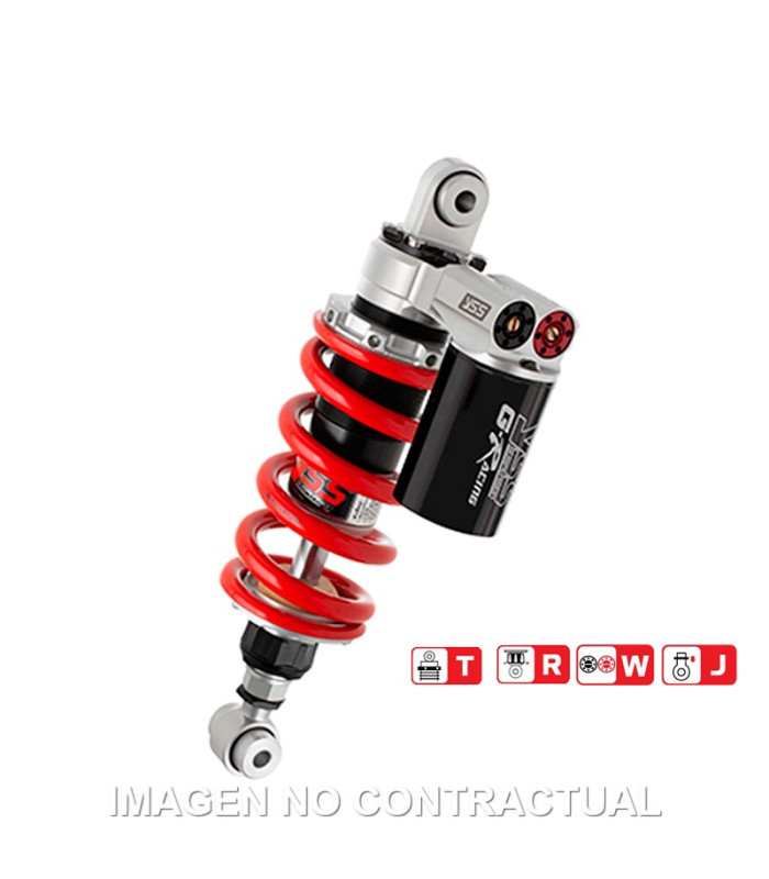 Amortiguador Trasero YSS Gas Top Line c/Botella superior MV Agusta Rivale