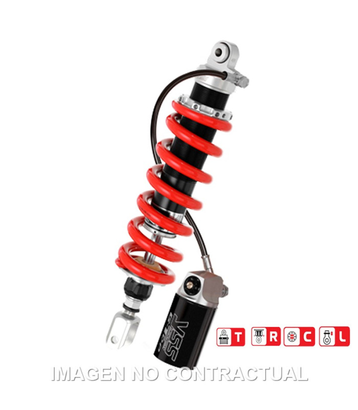 Amortiguador Trasero YSS Gas Top Line c/Botella con latiguillo Honda CB 500 X