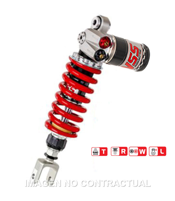 Amortiguador Trasero YSS Gas Top Line c/Botella superior Suzuki GSX R 600