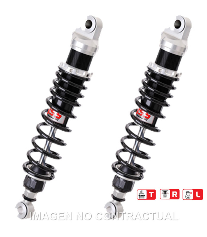 Juego Amortiguadores Traseros YSS Gas Top Line Triumph Bonnevile 750