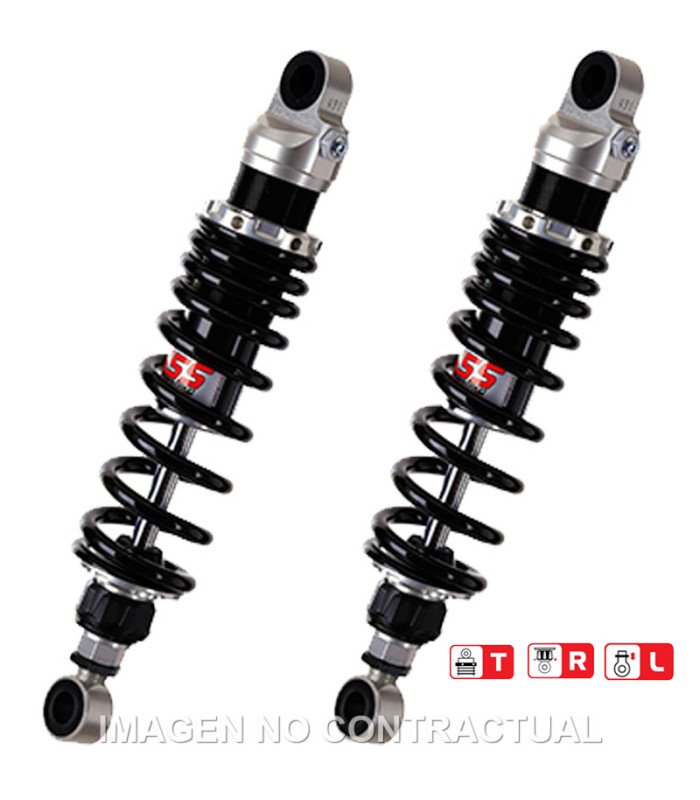 Juego Amortiguadores Traseros YSS Gas Top Line Triumph Rocket III