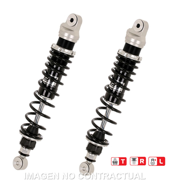 Juego Amortiguadores Traseros YSS Gas Top Line Royal Enfield Continenta